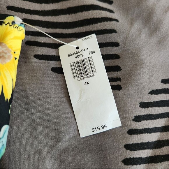 NWT Yellow and Green Old Navy Floral Plus Size Bikini Bottom 4X - Picture 2 of 4